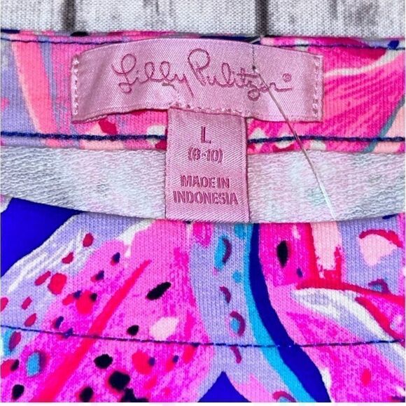 Lilly Pulitzer Little Lilah Dress Wild Child Engineered - Picture 7 of 10